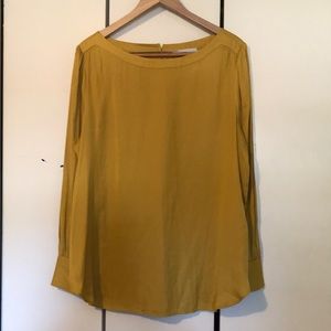 Loft Chartreuse Blouse